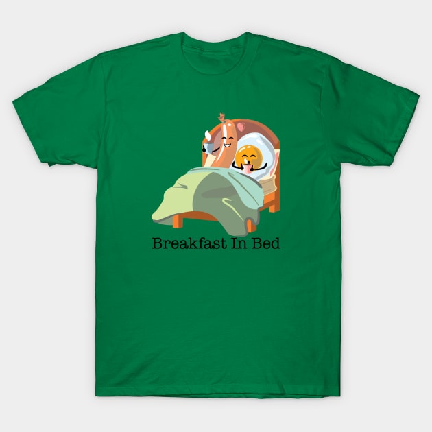 Breakfast In Bed T-Shirt by Memory Valley Studios